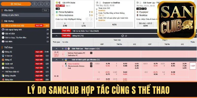 Các lý do cổng game hợp tác cùng với S thể thao