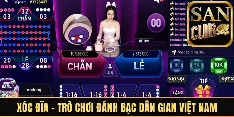 Xóc Đĩa game đánh bạc dân gian của người Việt