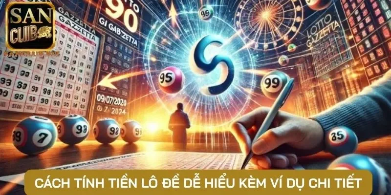 Cách tính tiền lô đề dễ hiểu kèm ví dụ chi tiết